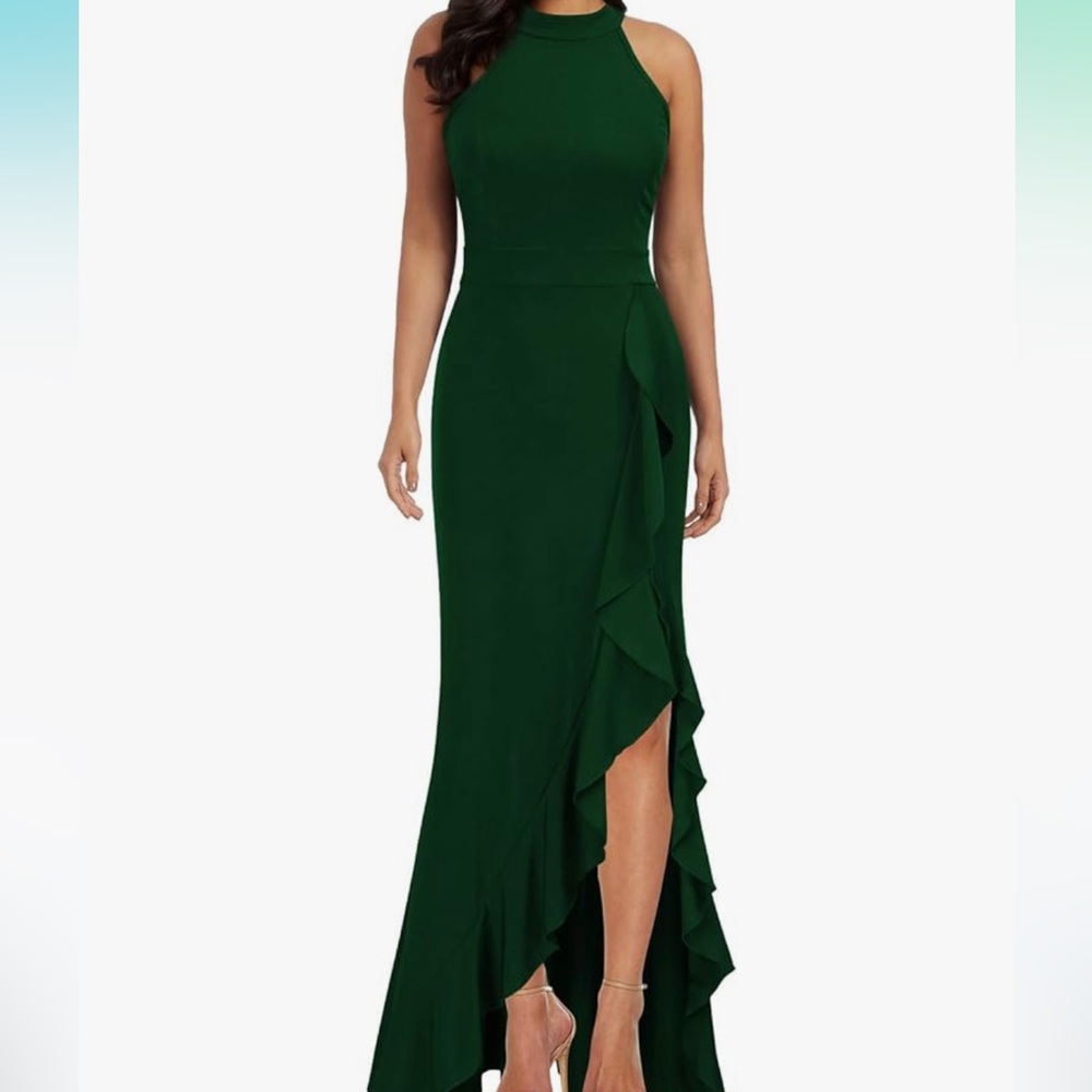 Elegant Green Maxi Dress